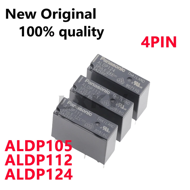 5-10/PCS New Original ALDP105 ALDP112 ALDP124 5V 12V 24V 4Pin 5A Relay In Stock