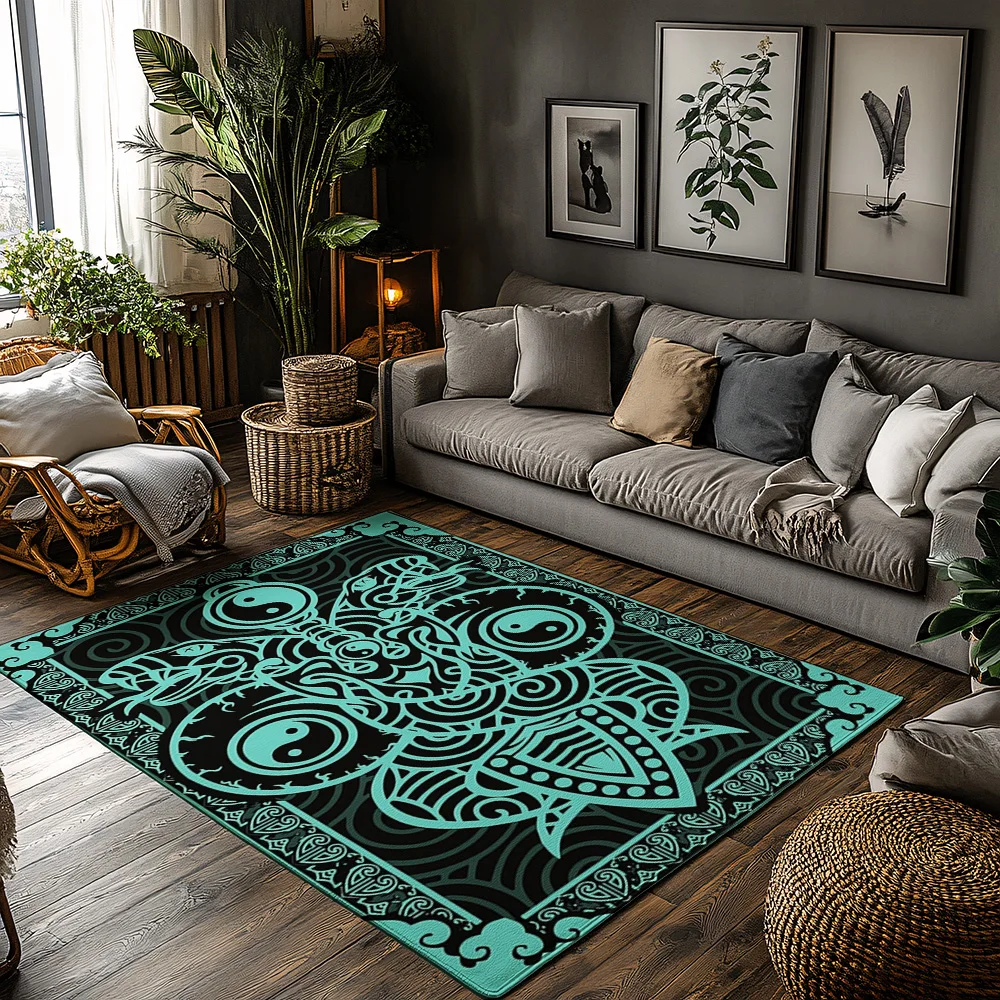 

Unique Tribal Pattern Floor Mat Welcome Home Decor Area Rug Non Slip Entrance Mats Door Mat Modern Abstract Design Living Room C