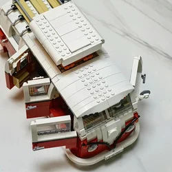 1354Pcs Volkswagens T1 Campers Car Model Building Blocks DIY Building Blocks Boy Adult Toy Birthday Gift Compatible 10220