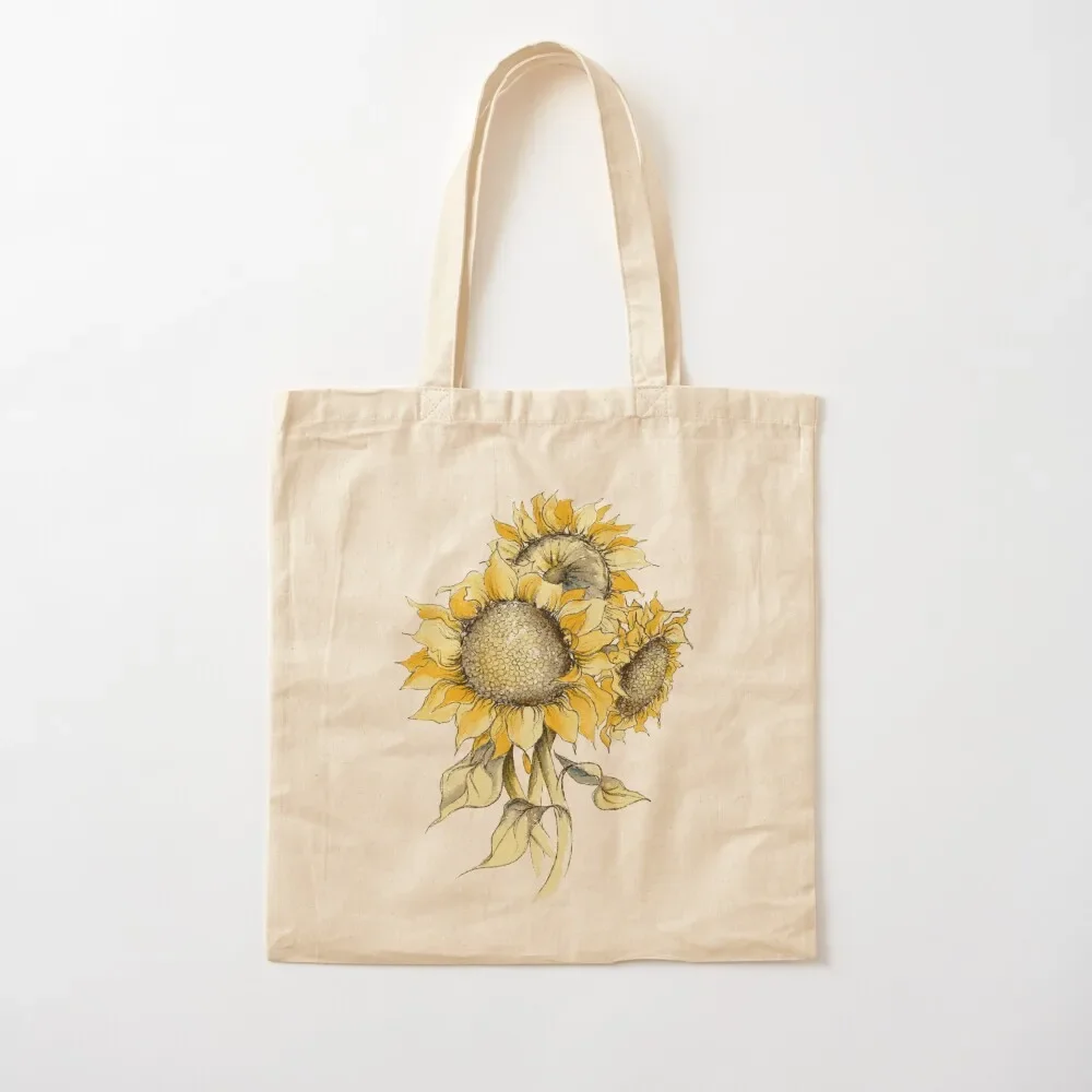 

Yellow Sunflowers Tote Bag personalized tote tote bag university Canvas hand