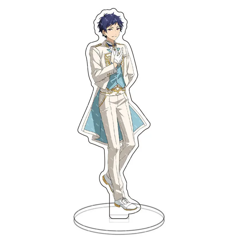 Cartoon Anime Ensemble Stars Stand Fashion Yuuki Makoto Hibiki Wataru Figure Model Plate Acrylic Desk Decor Toys Gifts