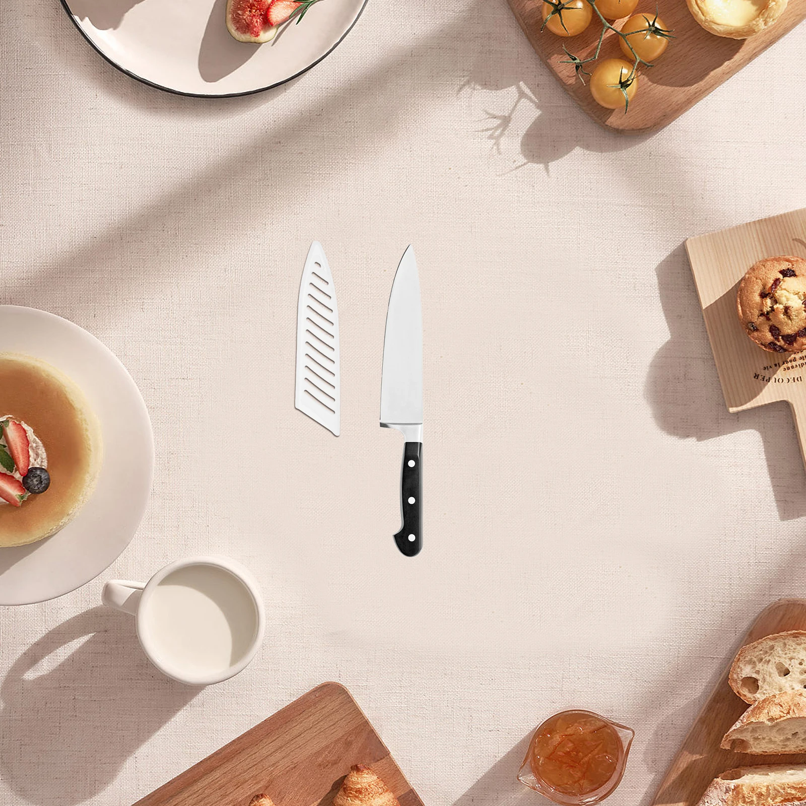 

10 Pcs Plastic Covers Anti-scratch Kitchen Chopping Protectors Portable Scabbard For Cutlery Household Use