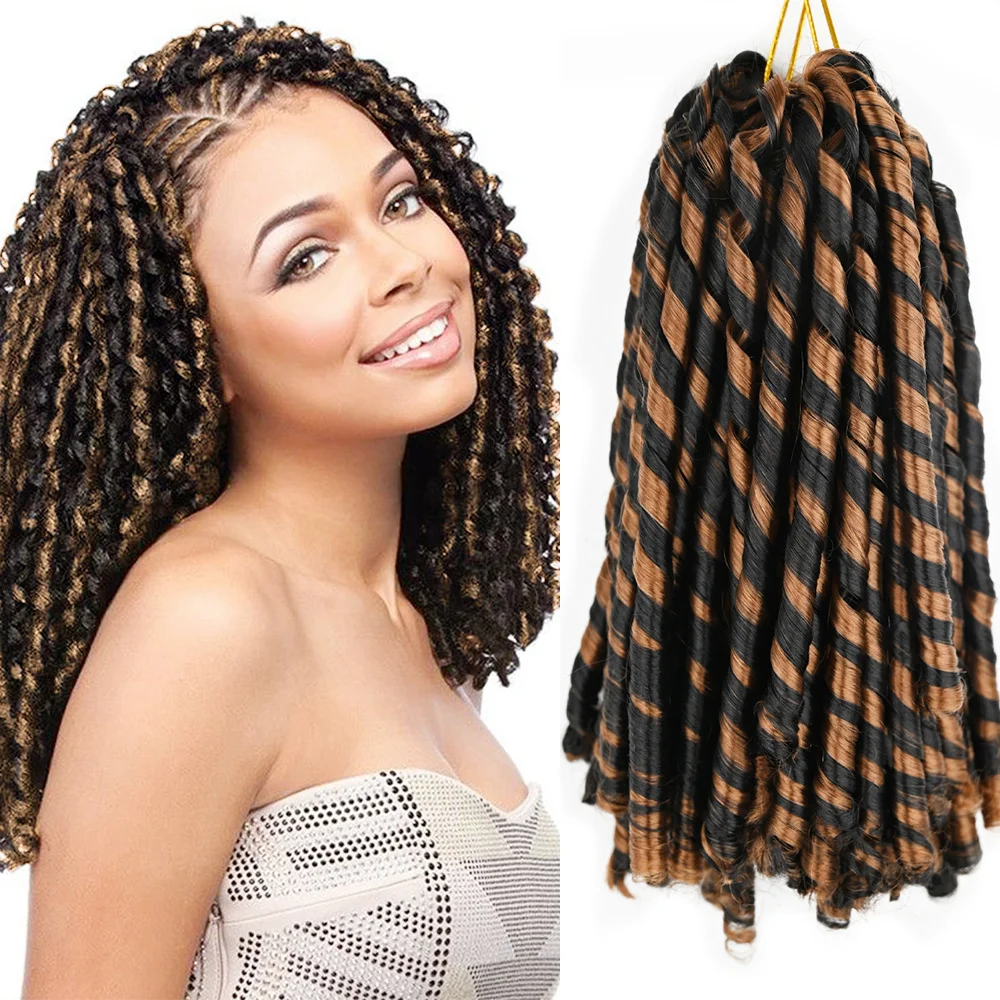 ストレートクロシェツイストヘアブレイズ14インチ合成ソフトロックスドレッドホローブレイディング黒人女性女の子用ヘアエクステンションデイリー