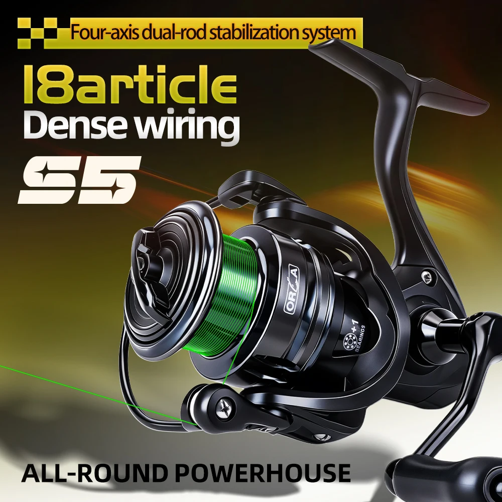 Developing Tank Reel - FISHINGFANS S5 5+1BB Rasio Gigi 5.2:1,