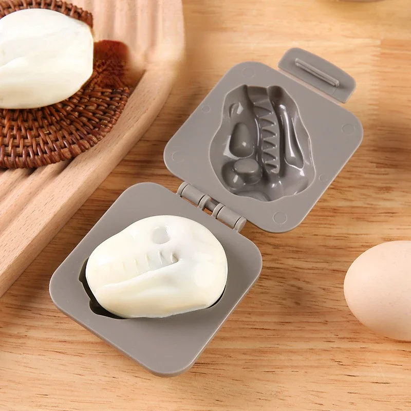 Cute Boiled Egg Mold Dinosaur Fossil Shape Egg Sushi Rice Mold Decorated Fondant Cake Children's Lunch Supplementary Tool