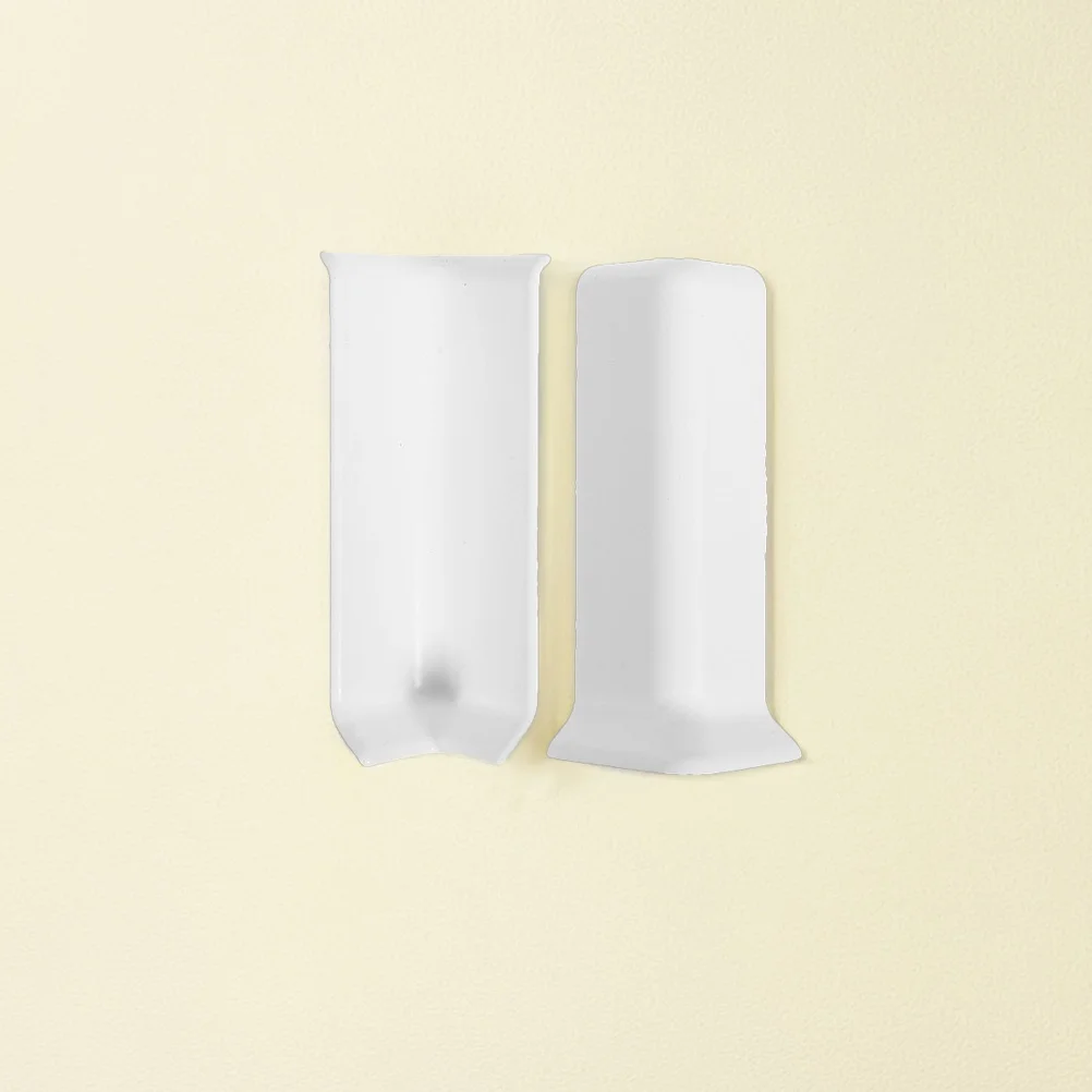 قطعتان من واقيات زوايا الحائط ذاتية اللصق، سهلة التركيب، لا توجد أدوات مطلوبة، واقيات زوايا بلاستيكية، أغطية اللوح