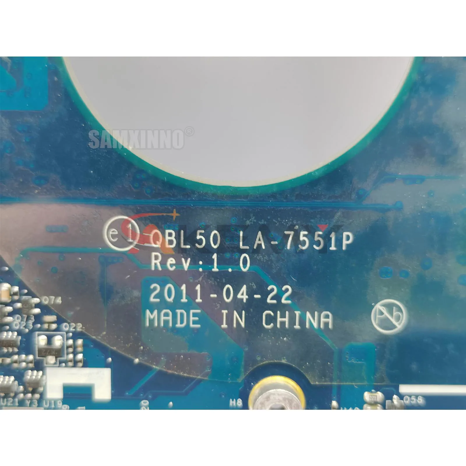 Shenzhen para ASUS K43T K43TA K43TK X43T placa base para ordenador portátil QBL50 placa base LA-7551P HD7670M 1G 100% prueba trabajo