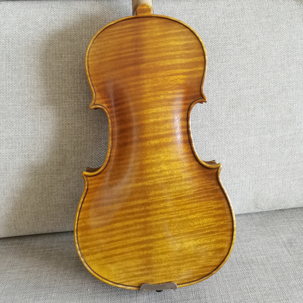 High quality Stradivarius 100% Handmade Italian retro Oil Varnish Violin 4/4 Professional violin with case bow free shipping