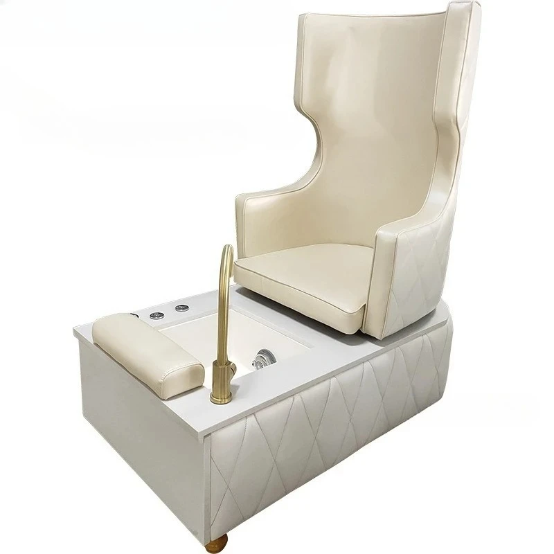 High-end club spa foot bath chair multi-functional foot soaking manicure bath sofa with basin single foot wash sofa