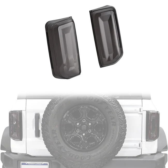 

XDS Up To Date LUMA 2021+ For Bronco 2/4 Door Raptor Accessories New Smoked LED Tail Light Taillight Taillamp Covers