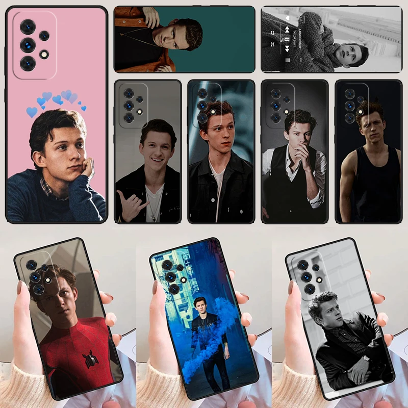 Tom Holland phone case For Samsung Galaxy A42 A31 A40 A51 A71 A32 A80 A91 A52 A72 A73 A20e A21S A50 A70 A11 A12 Cover