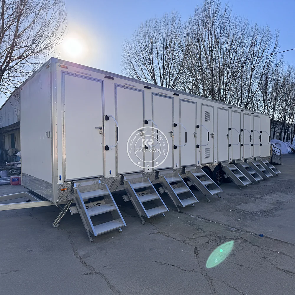 Mobile Restroom Cabin Mobile Washrooms Bathroom Trailers Portable Toilet Mobile Toilet Trailer