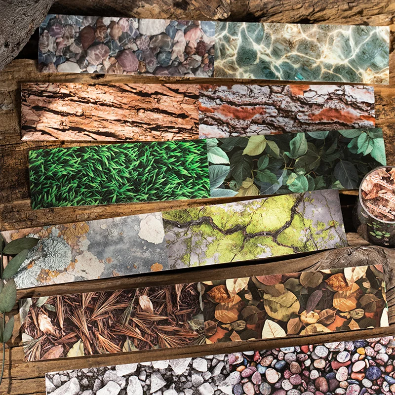 Papel paisagem fita adesiva 1 rolo rural campo de estrada textura fundo fita decoração para casa reparação presentes amigos