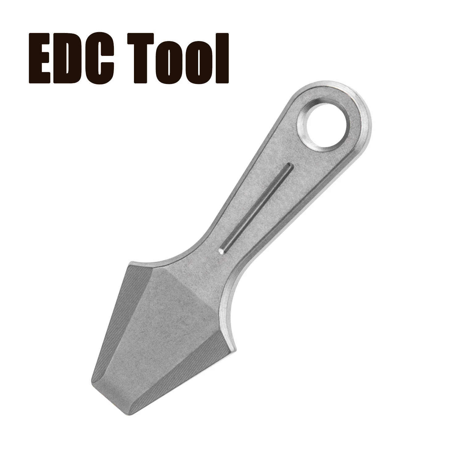 

TGZUO FC06 Silver Ultra MINI EDC Pry Bar.Durable Titanium Alloy Material