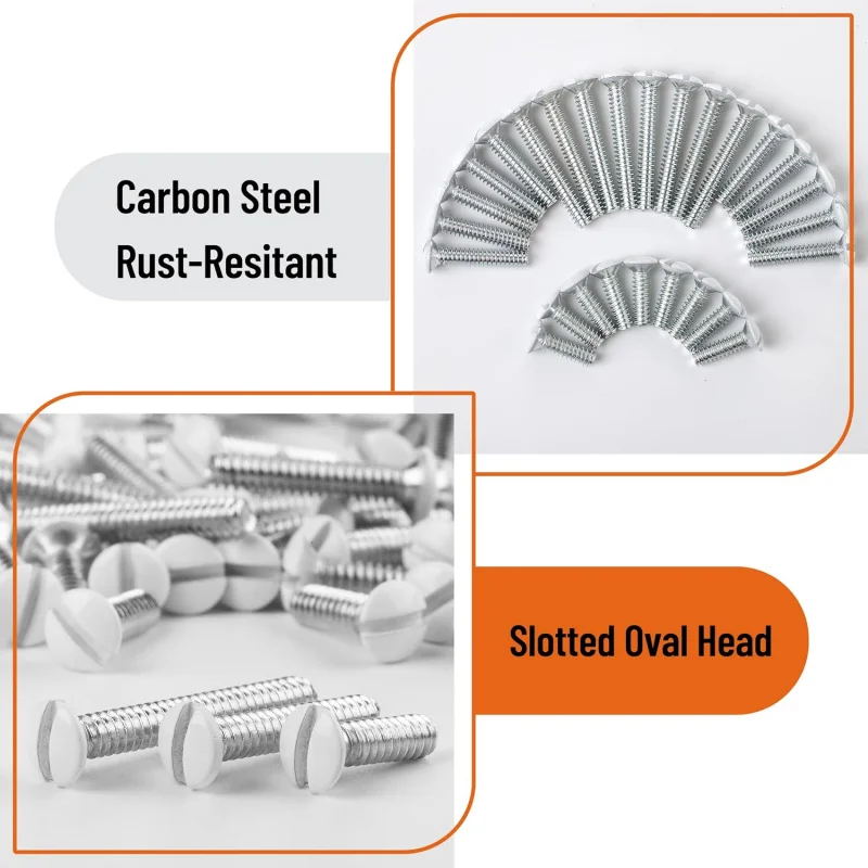 Śruby do płyt ściennych, 6-32 x 1, 30 sztuk, długie śruby, śruby 6-32