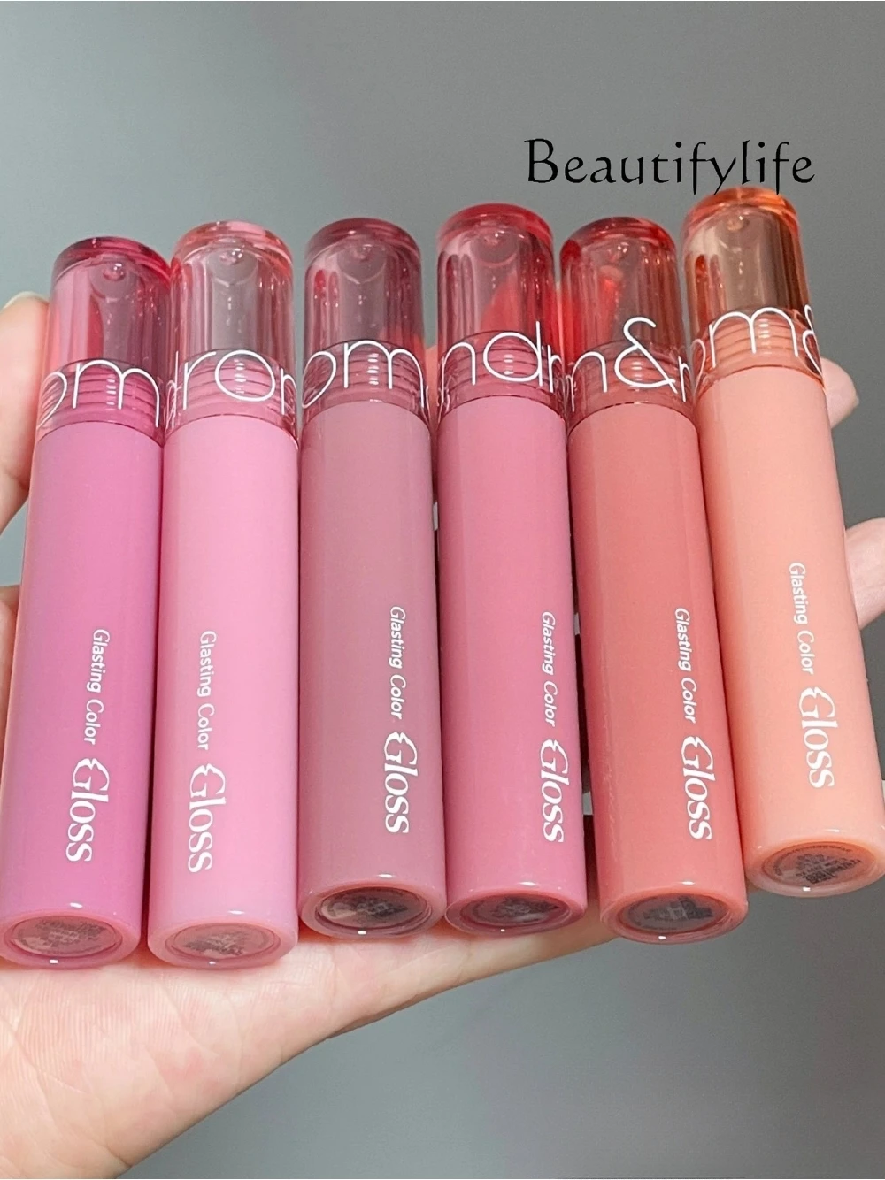 Exquisite lip gloss, water gloss, mirror moisturizing lip glaze, lipstick white