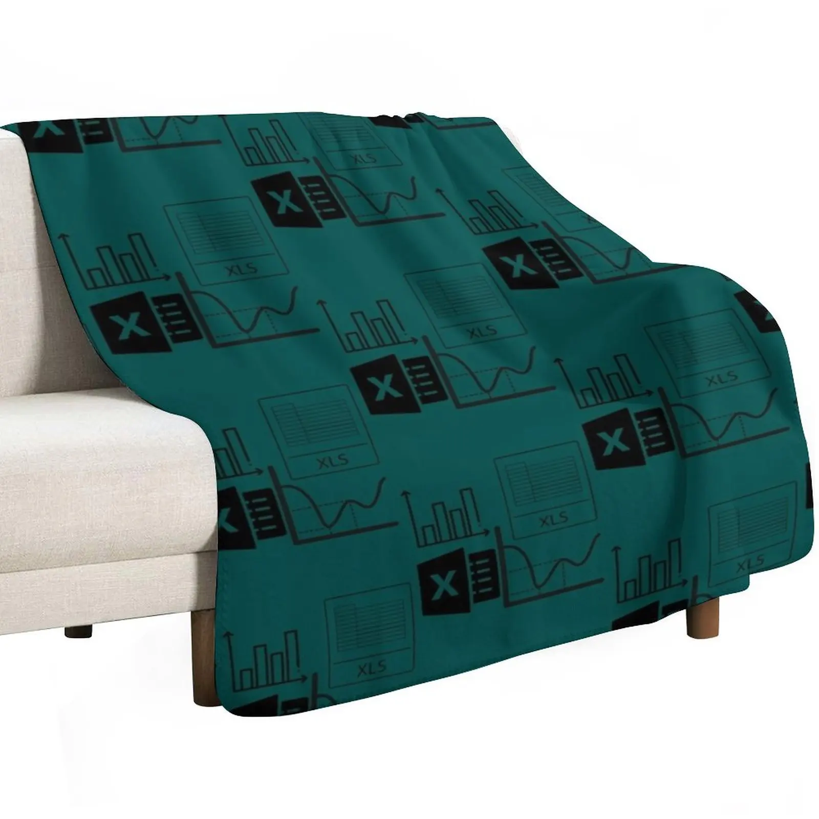 Excel Data Analytics Throw Blanket For Decorative Sofa blankets ands Softest christmas gifts Heavy wednesday Blankets