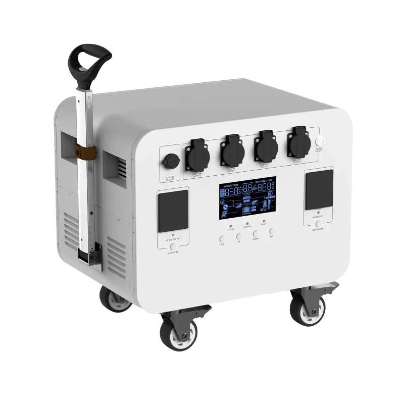 

5kW solar generator power inverter kit with lithium-ion battery panel grid hybrid household energy storage