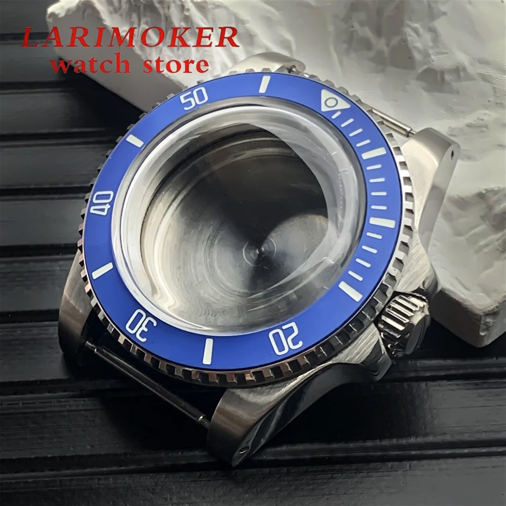 

40mm new Bezel Dome sapphire glass antique silver submarine shell adapted to NH34 to NH39 ETA2824 PT5000 movement