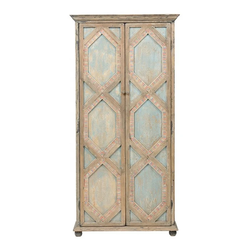 

Vintage antique solid wood carving, European wardrobe wardrobe design, household, civilian furniture