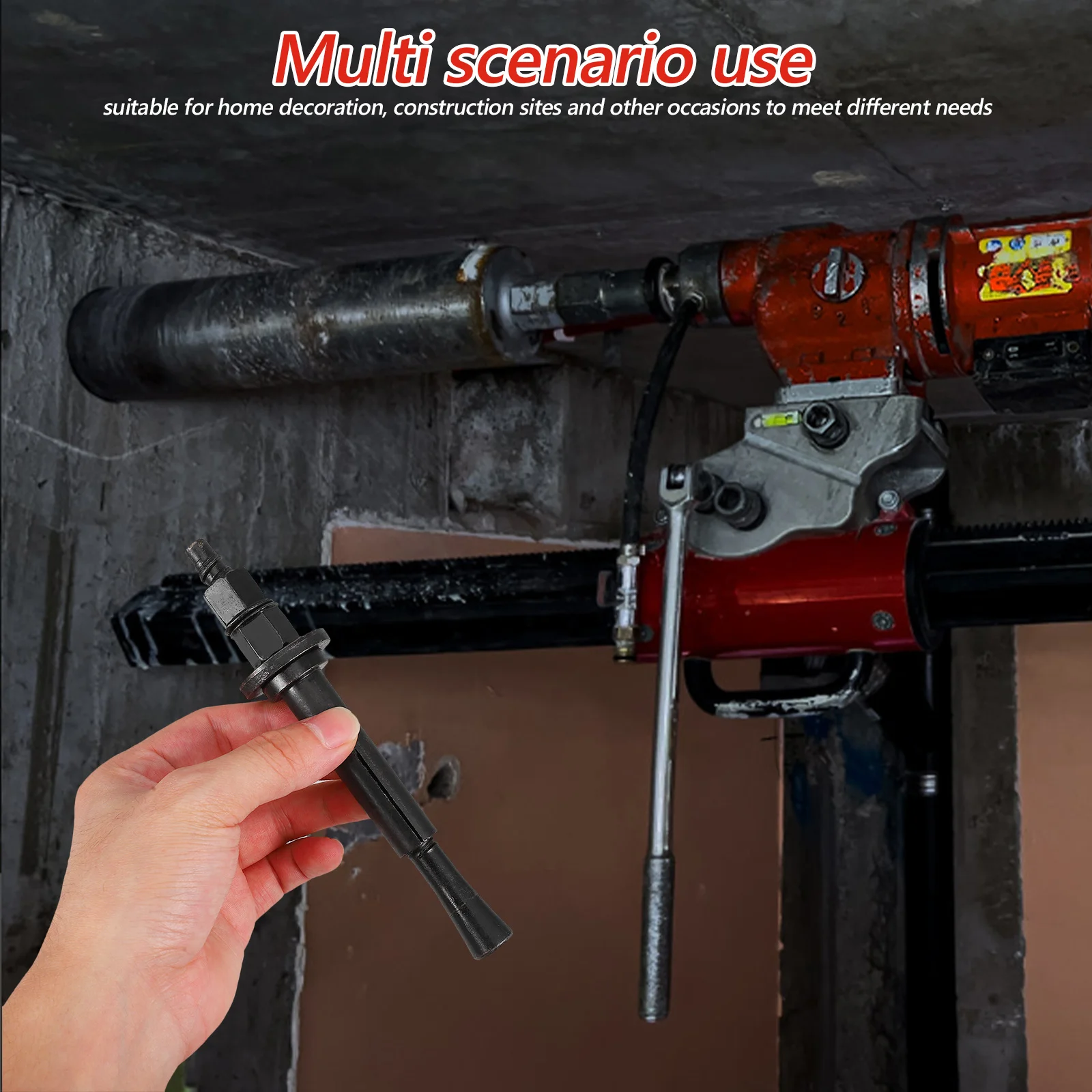 Perno de tornillo de expansión Anclajes de cuña de alta resistencia Tornillos de mampostería de hormigón Proyectos de construcción Perforadoras de agua Estables