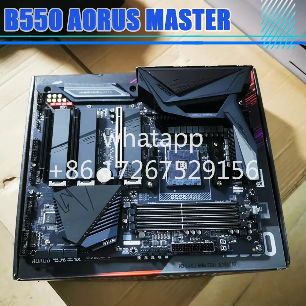 B550 AORUS MASTER For Gigabyte Desktop Motherboard B550 DDR4 128GB ATX