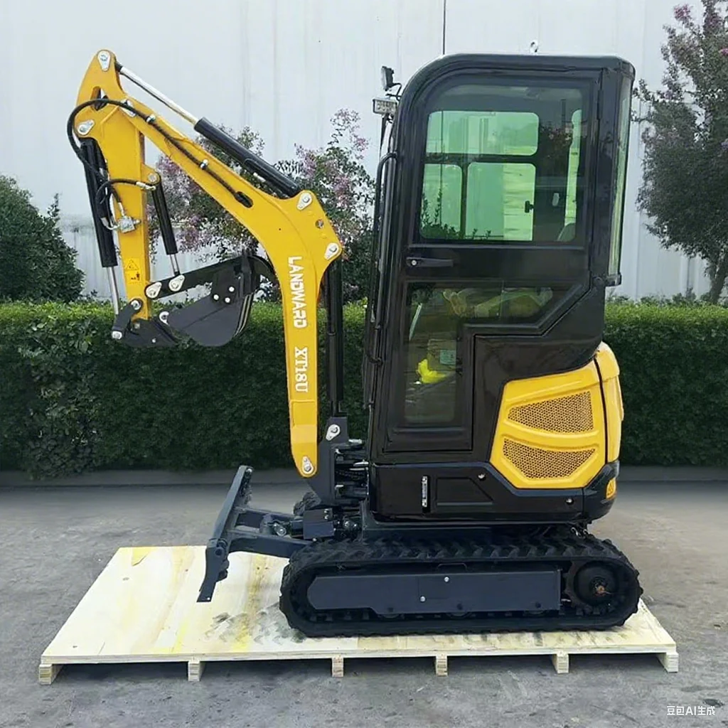 1.8 Ton Mini Excavator Machinery Euro 5 EPA Small Digger Home Use Option Cab Excavators Kubota Mini Digger Excavator Customized