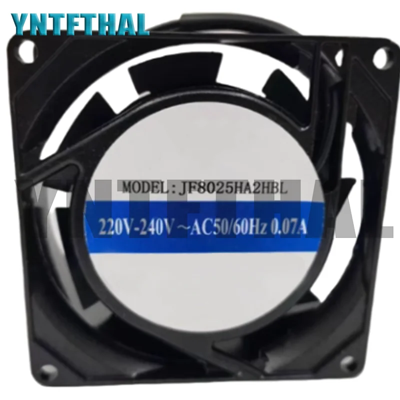 

New JF8025HA2HSL JF8025HA2HBL 220V AC 8CM Cooling Fan