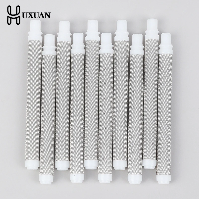5/10PCS Blue White Airless Spray Gun Filters, 60 Mesh Replacement High Pressure Spraying Accessories Airless Sprayer Filters