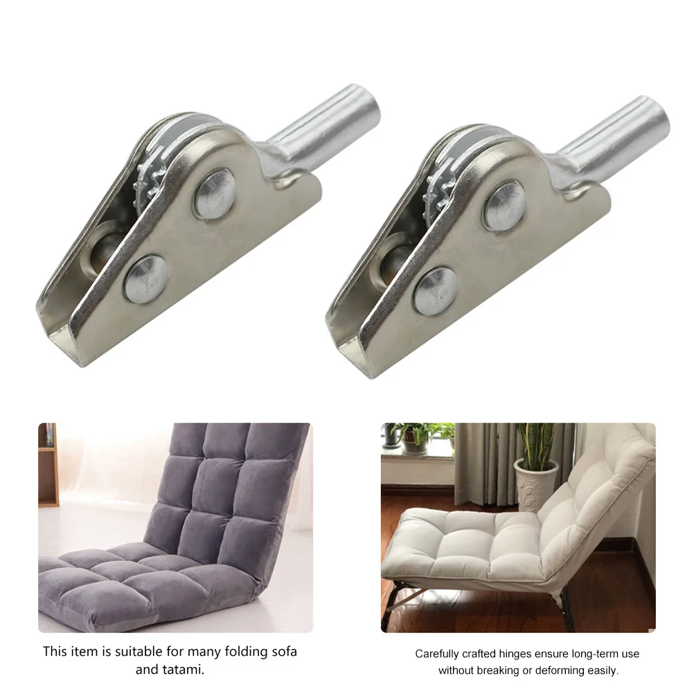 

2pcs Steel Fishing Chair Beach Chair Hinge Support For Sofa Angle Adjuster Folding Furniture Hardware Black Joint Mechanism