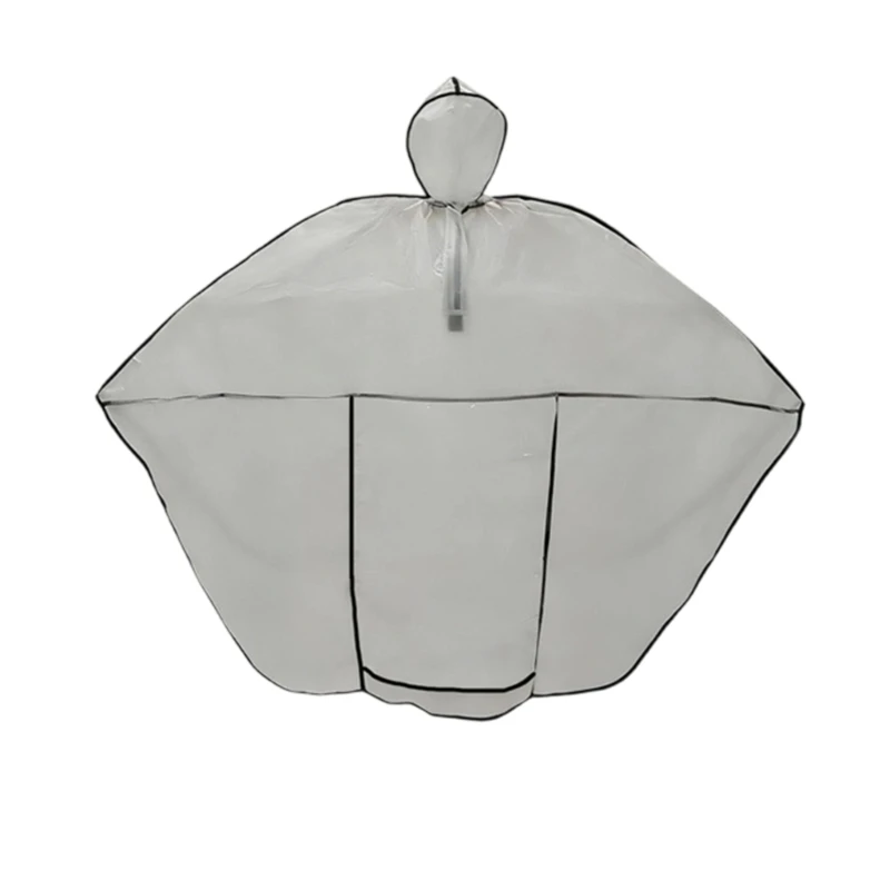 Outdoor Weather Cover with Overhead Top, Front Viewing Panel and Full Front Area Coverage, 64 x 69 Inch for Personal Travel Y5GB