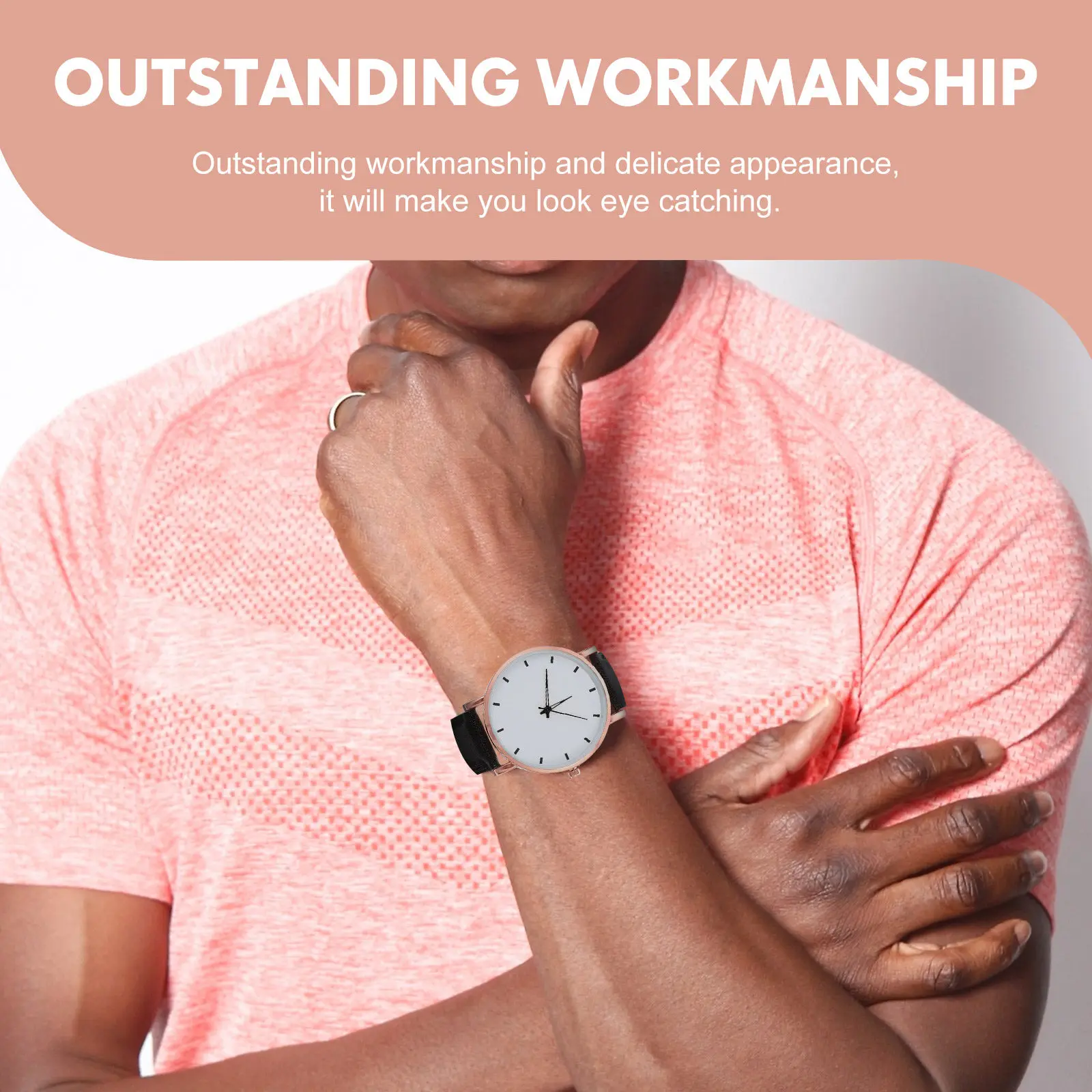 

Тонкие кварцевые часы для мужчин, деловые повседневные наручные часы с ремешком, легкий и изящный дизайн, точный механизм, регулируемые, в подарок