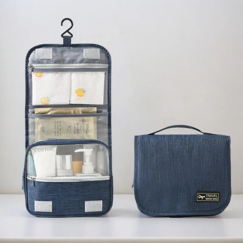 رجال الأعمال الحديثة سعة كبيرة حقيبة المرحاض مقاوم للماء المحمولة للطي فصل الجاف والرطب السفر الخروج حقيبة التخزين