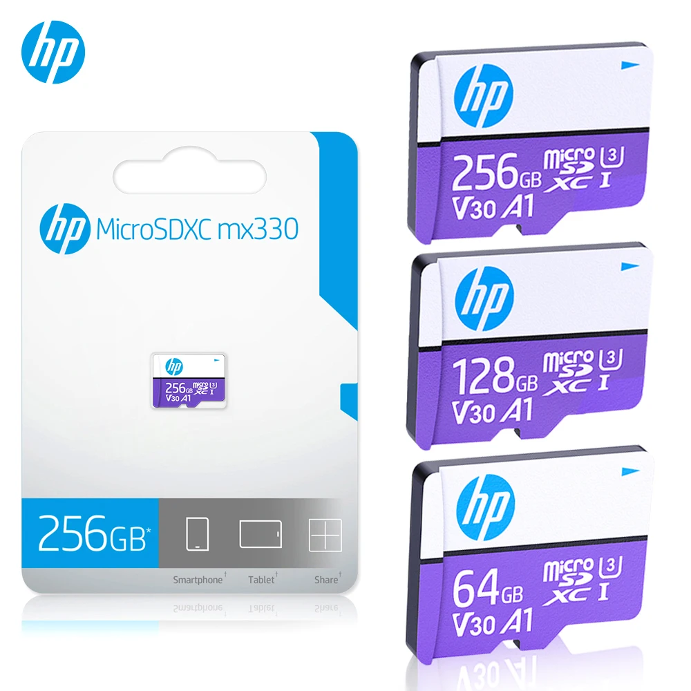 

Оригинальная карта памяти HP Micro sd 64 ГБ 128 ГБ 256 ГБ U3 Карта памяти класса 10 Microsd TF Memory Microsd для CAMS Drones Samrtphone PC