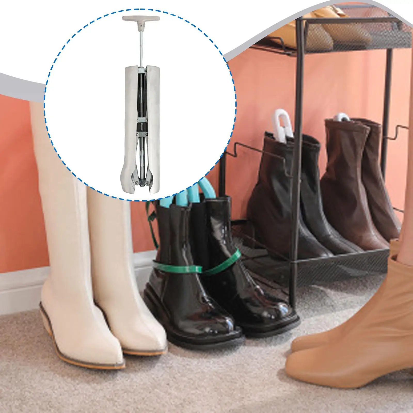 Schuhspanner, Shaper, Stiefelhalter, tragbar, verstellbare Breite, Schuhspanner