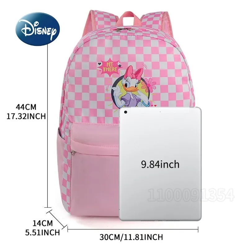 حقيبة مدرسية للبنات باللون الوردي الجديد من ديزني ذات سعة كبيرة حقيبة ظهر عصرية للفتيات خفيفة الوزن ذات سعة كبيرة حقيبة ظهر نسائية عالية الجودة #5