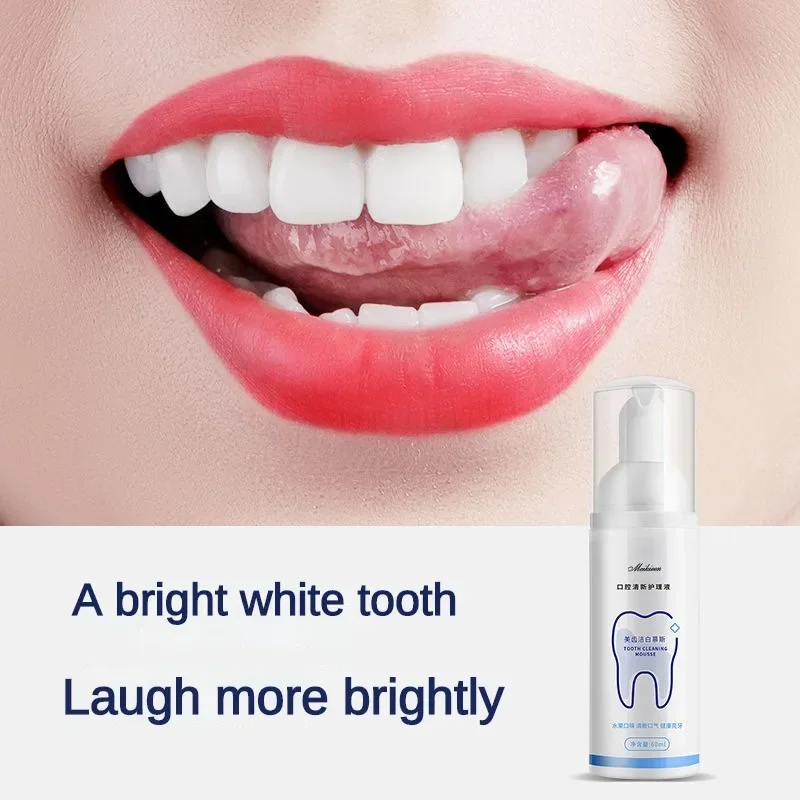 

Teeth Whitening Toothpaste Mousse Foam Cleansing Stains Yellow Teeth Remove Breath Freshen Whiten Tooth Toothpaste Care Products