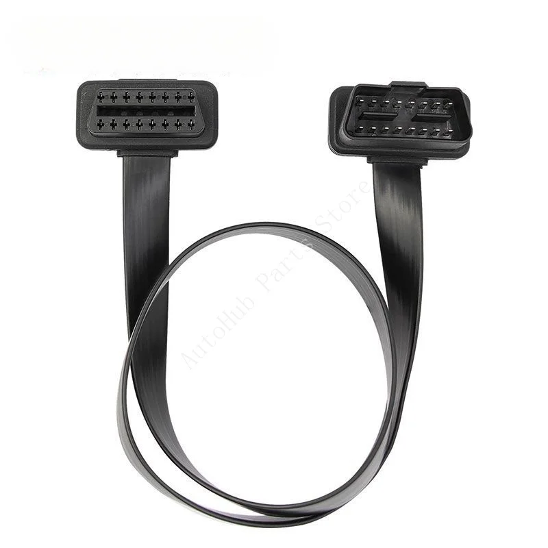 

10 pieces OBD2 16Pin Male to Female Extension Cable, 60cm Fully Wired Heavy Duty Diagnostic Adapter Cord
