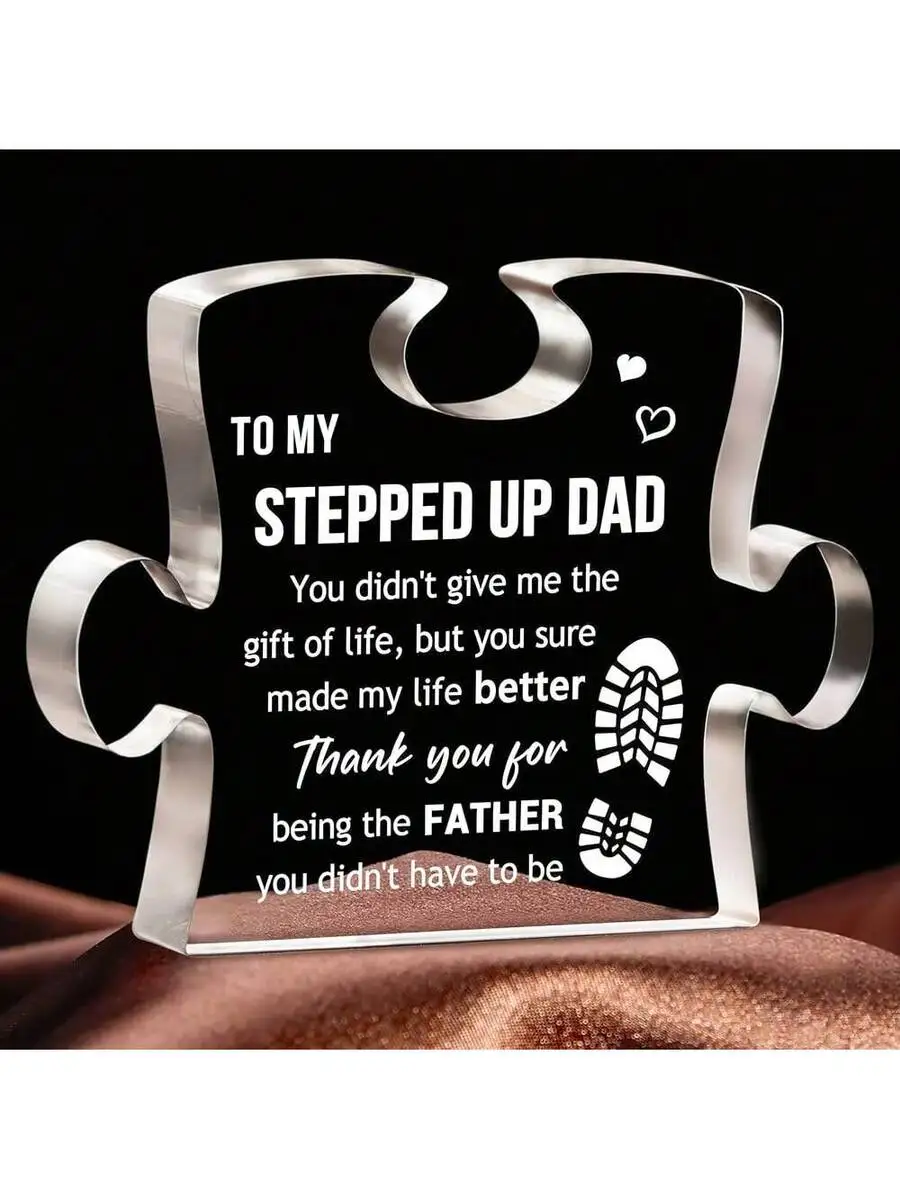 Thank You For Being My Stepdad! Gift, Birthday Gift, Father's Day/Christmas Gift, Acrylic Keepsake Gift From Daughter/Son To Ste