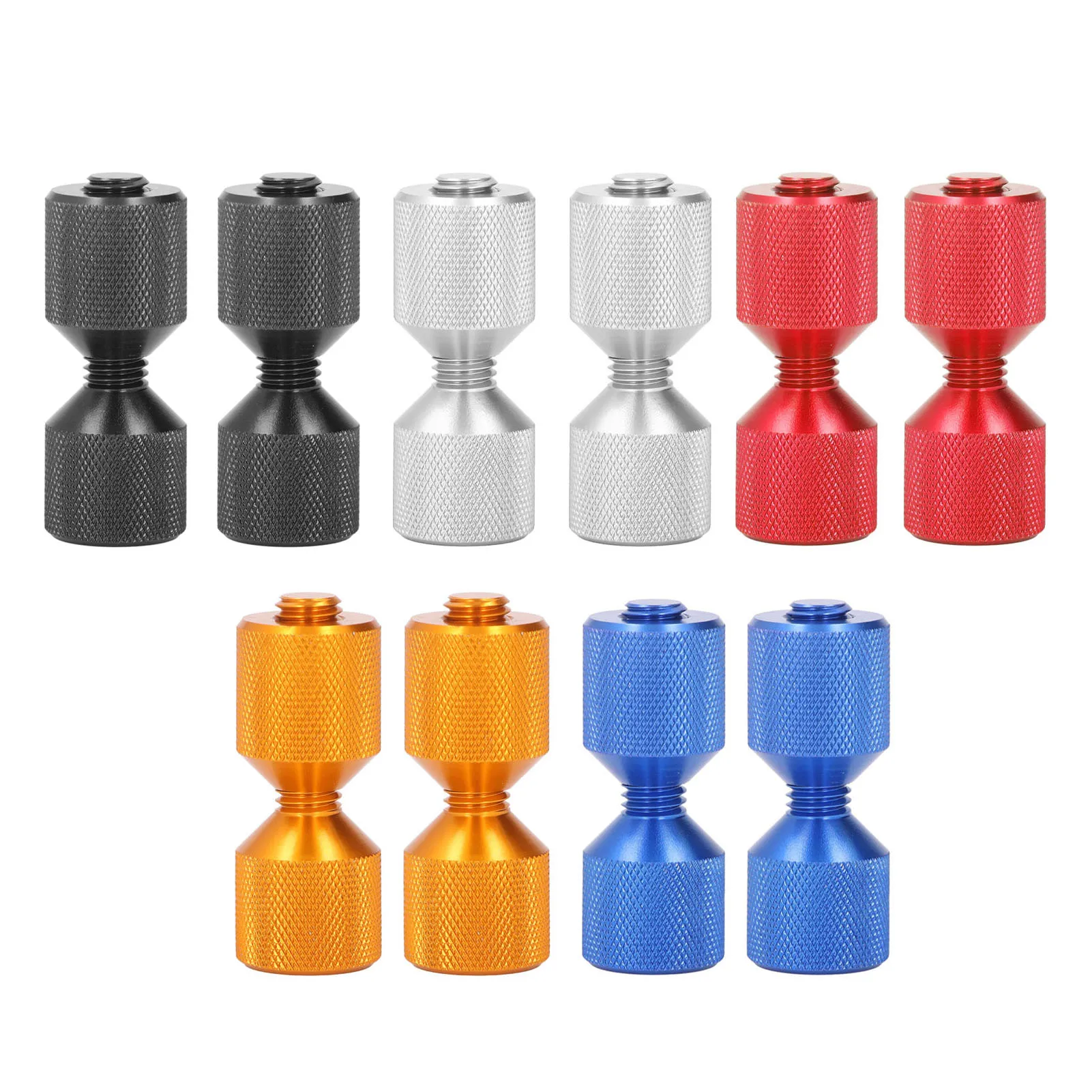 2 قطعة دبوس محاذاة شفة أنودة الألومنيوم 1 ‐ 1/8in شفة ثقب مزدوج دبابيس مجموعة ل 0.5 إلى 14in 150LB الشفاه