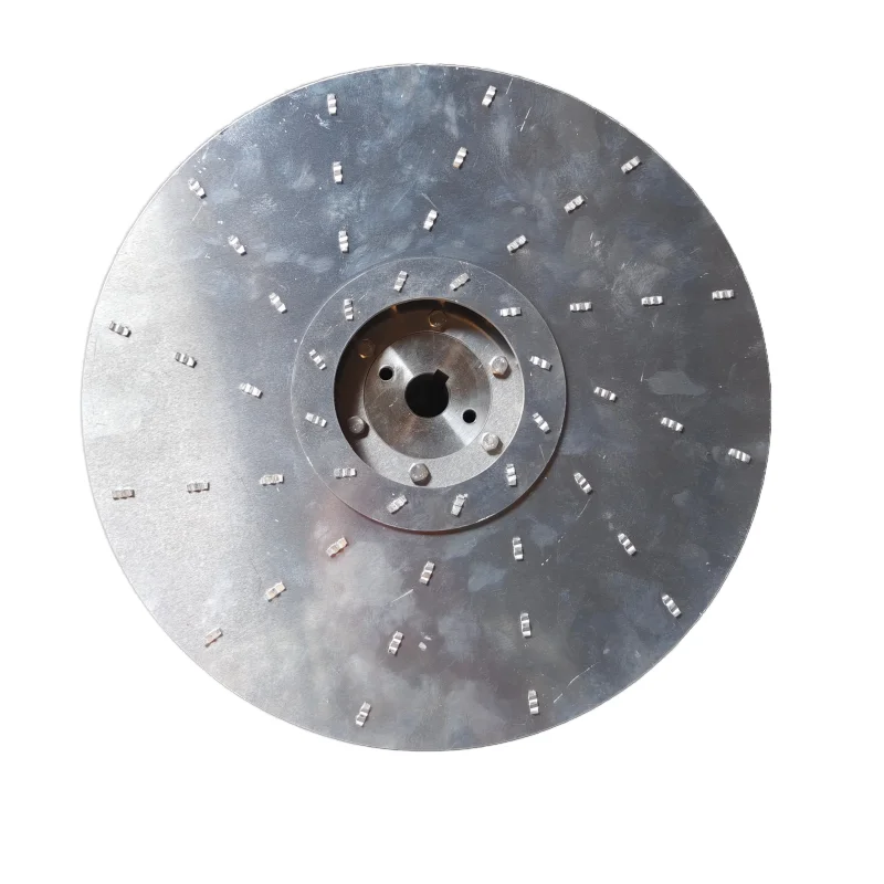 

Lightweight explosion-proof aluminum-magnesium alloy turbine integrated casting impeller for ventilation fan parts