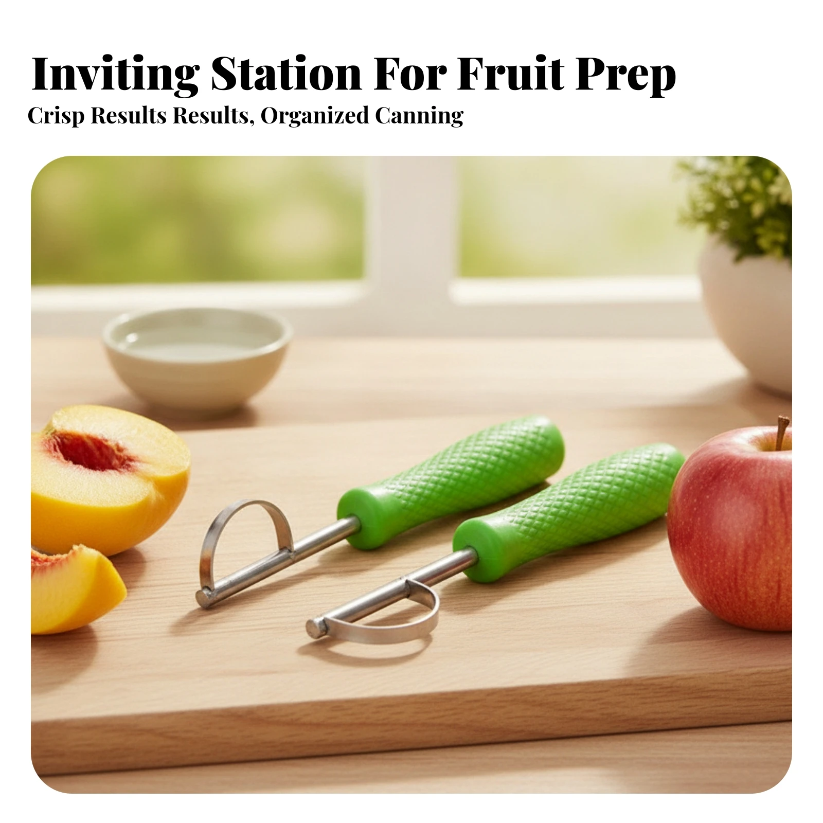 Fruit Stone Remover Easy to Use Stone Corer Remover Fruit Coring Tool Manual Peach Corer Compact for Home Cooks, Kitchen