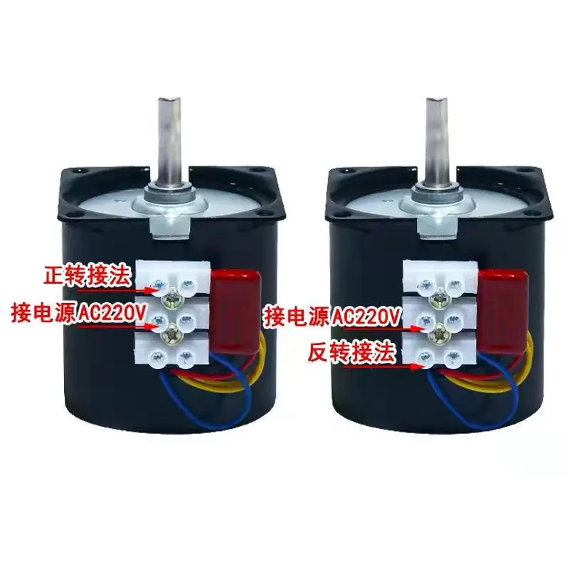 Zhengke A60KTYZ AC Synchronous Motor Micro Low-Speed Permanent Magnet Positive and Negative Rotation Motor 220V Gear Motor