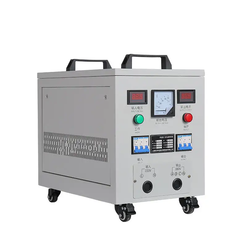 Transformador de Voltaje Inteligente Trifásico de 15KVA 300A, Salida 60Hz 220V 380V, Equipo de Energía de Alta Frecuencia para Subestaciones, Personalizado