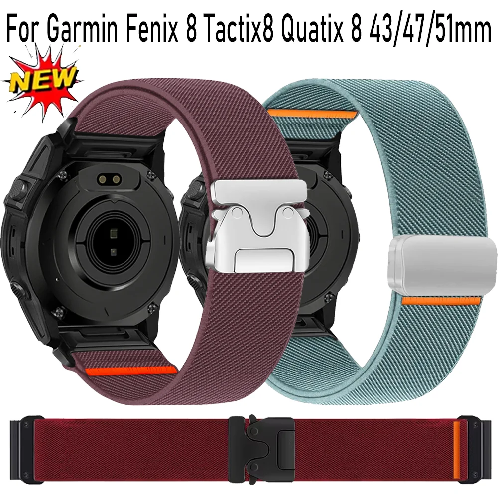 26-22-20mm-nylon-quick-fit-strap-para-garmin-fenix-8-tactix8-quatix-8-43-47-51mm-pulseira-esportiva-garmin-forerunner-965-970-correa