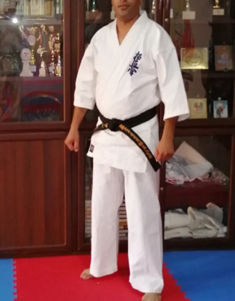 

Kyokushinkai Karate Uniform Clothes Long Sleeve For Fitness White Taekwondo Uniform Children Adult Unisex Taekwondo Suit Dobok