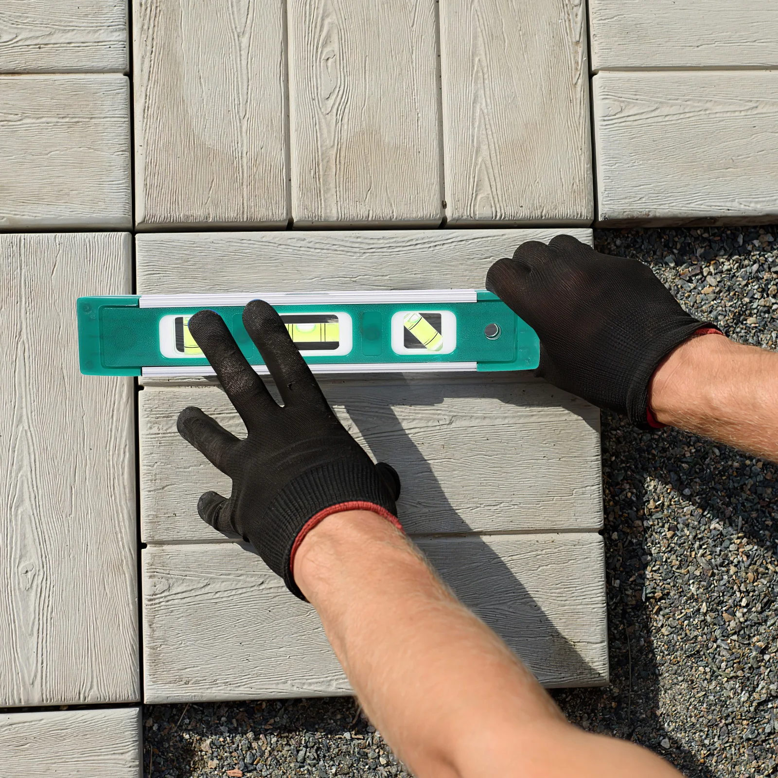 9 Inch Aluminum Surface Level Mini Size High Precision Ruler Measuring Tool Levelling Accessories Lightweight