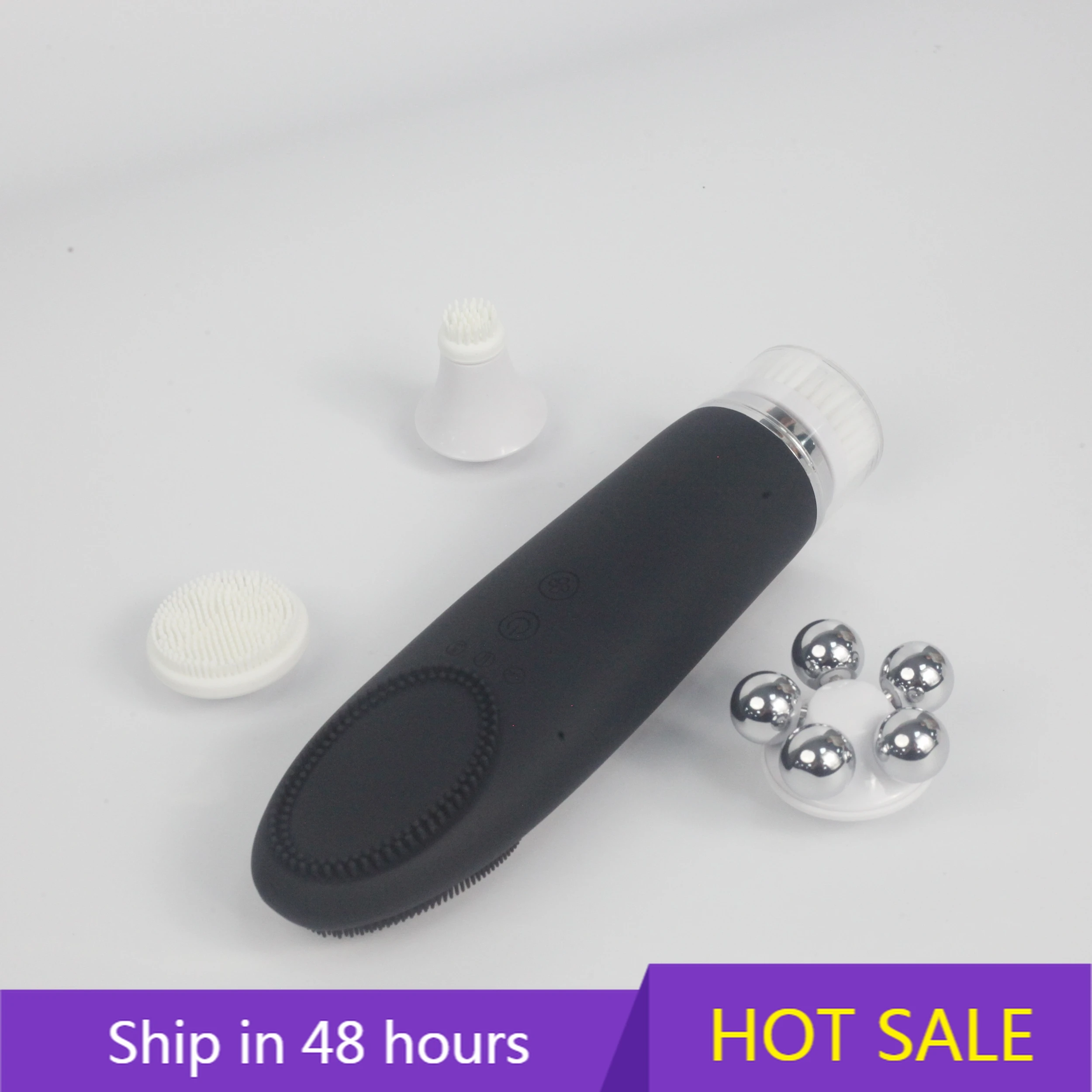 

YTYIN Electric Facial Cleanser Waterproof Soft Silicone Brush Face Makeup Cleaner Electric Facial Cleansing Brush