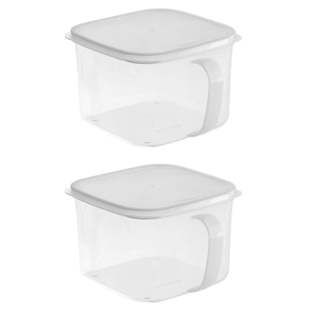 

Food Grade Storage Box Cereal Container Kitchen ganizer Lid Can H Curved Cook Seasonings Box PE PP Material Dry
