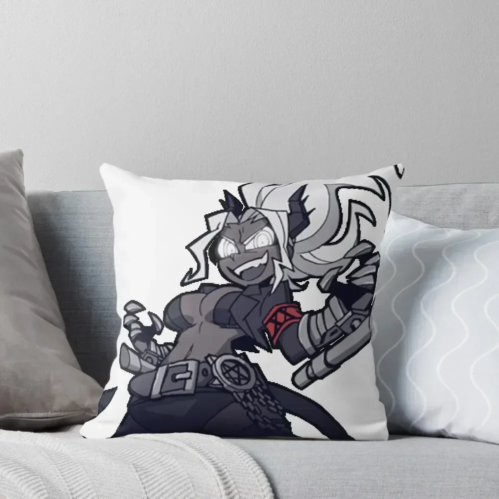 Judgment The High Prosecutor - Helltaker- Stickers/Shirts/Mugs/More Throw Pillow autumn pillowcase pillow